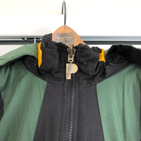 SOLD - Vintage Pro Player Reversable Greenbay Coat - Picture 3 of 8